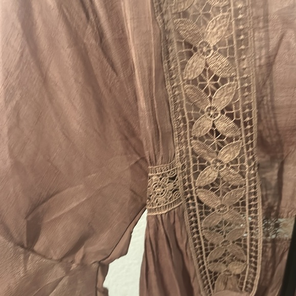 Love Tree Chocolate Brown Kimono - Picture 3 of 6